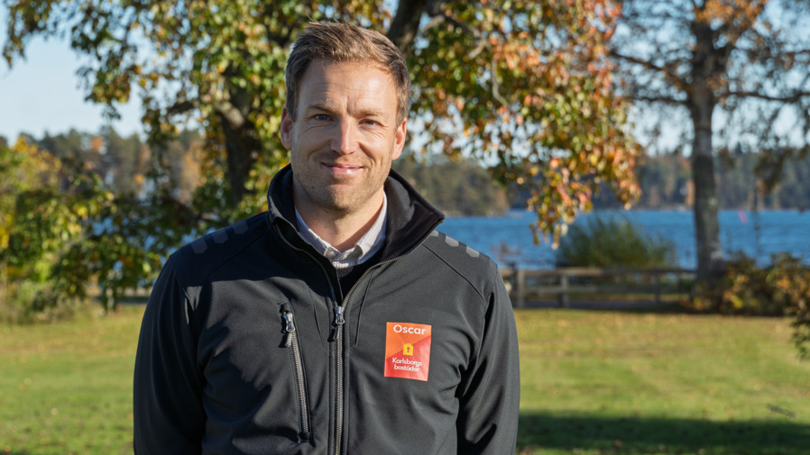 Porträttbild Oscar Lindqvist Karlsborgsbostäder