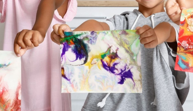 Färga papper