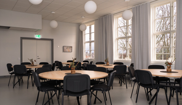 Matsal i lokalen på Furan.