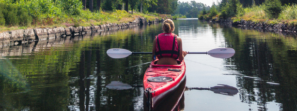 Kanot på Göta kanal