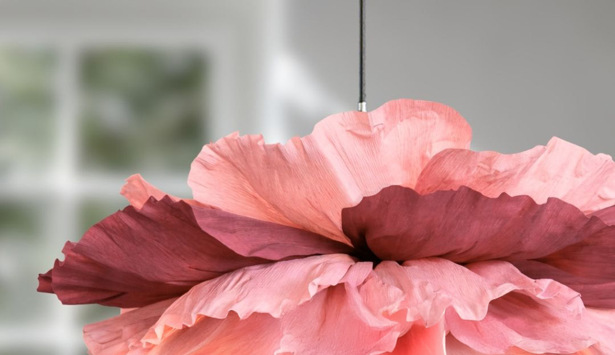 Blomma skapad av papper