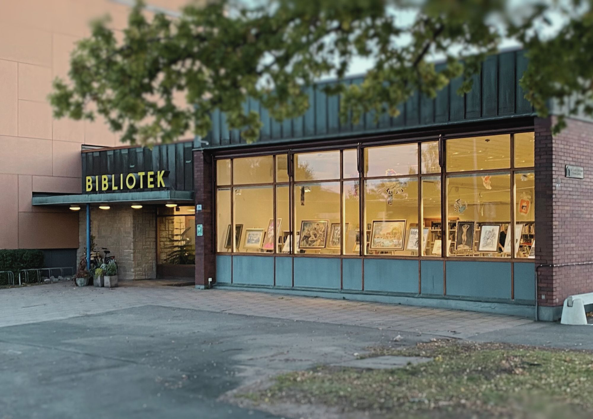 Karlsborg bibliotek fönstergalleri