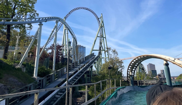 Utsikt från Flumride på Liseberg