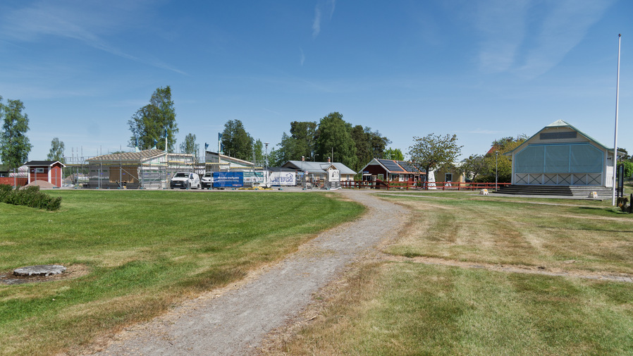 Gamla Karlsborgsscenen och bygget av den nya scenen