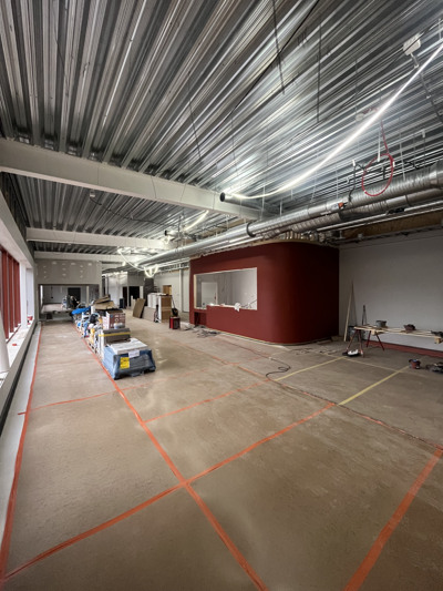 Kiosk i entr&eacute;hall