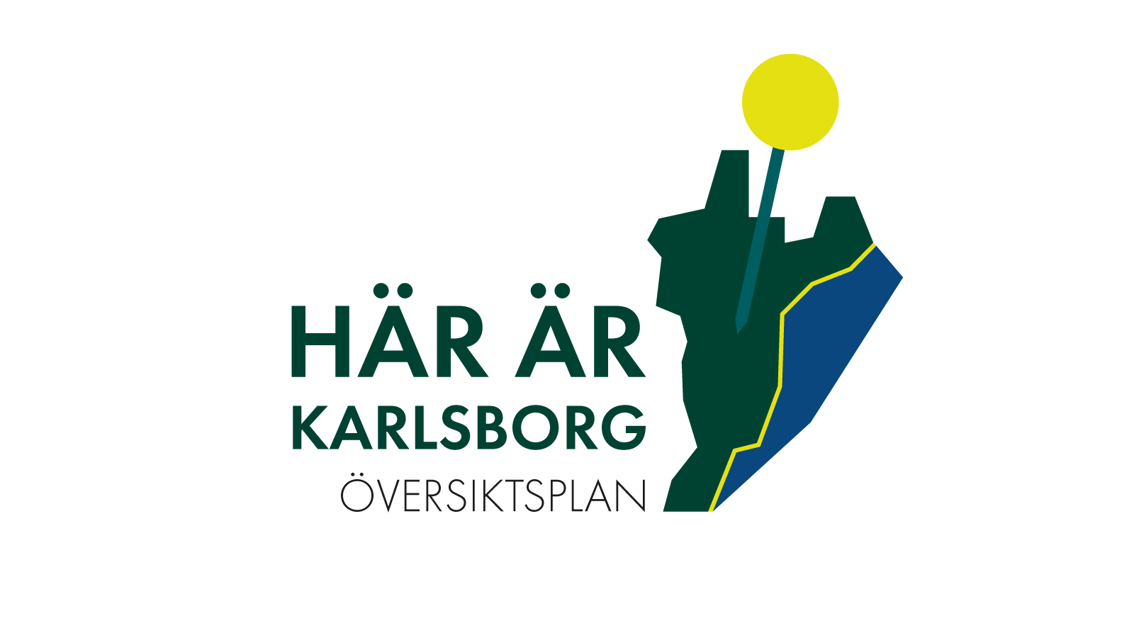 Logotypen för arbetet med Karlsborgs nya översiktsplan