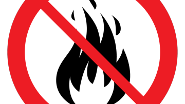 Symbol för eldningsförbud
