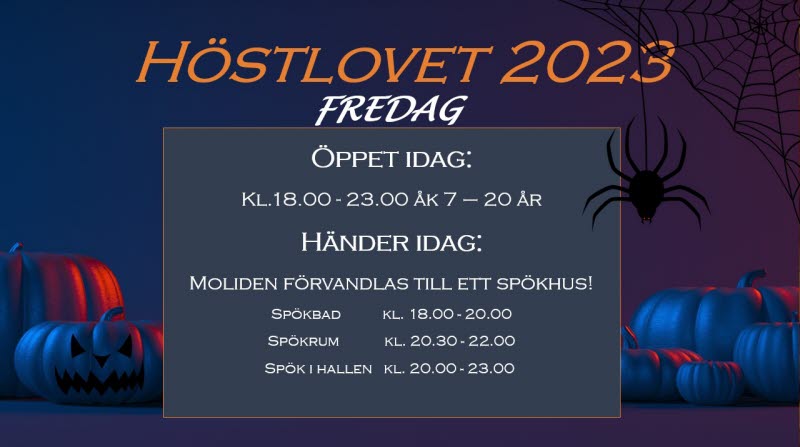 programblad Höstlov 2023