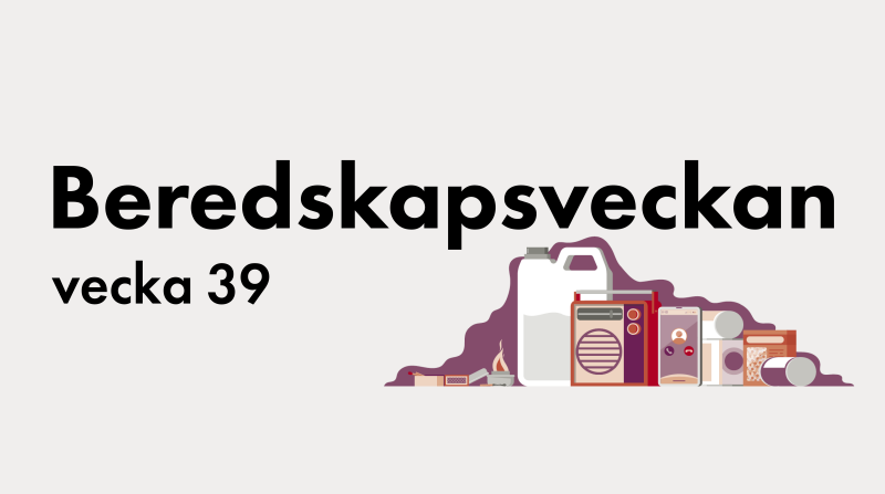 Texten "Beredskapsveckan vecka 39, 25 sept-1 okt"